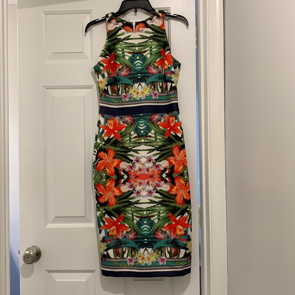 Flower dress. Worn a couple of times, great condition!